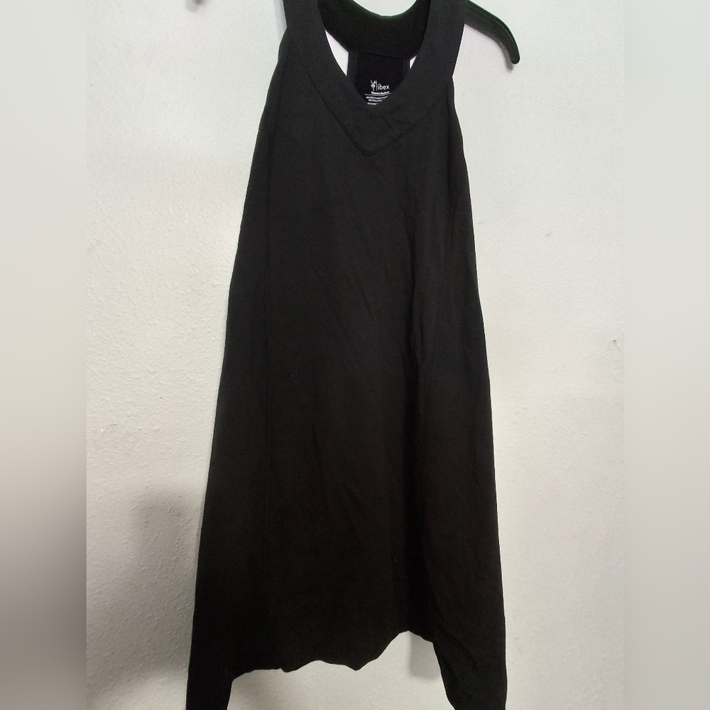 Ibex Dress Tank Organic Cotten Wool Blend Active Wear Dress - Picture 2 of 10